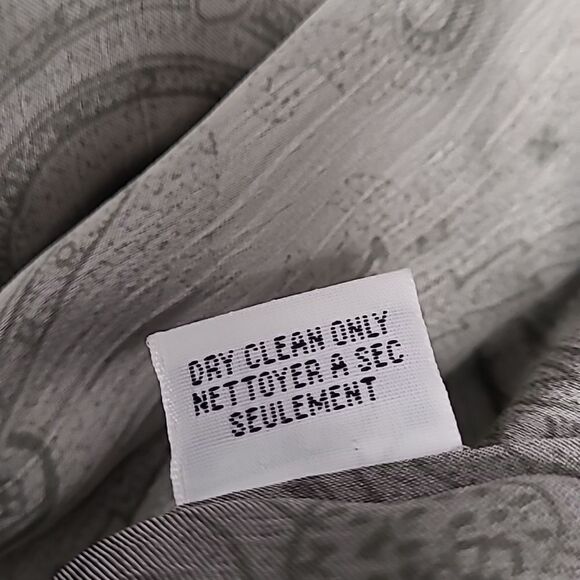 Talbot's sz 8 petite 100% polyester botanical print blouse - Picture 8 of 8